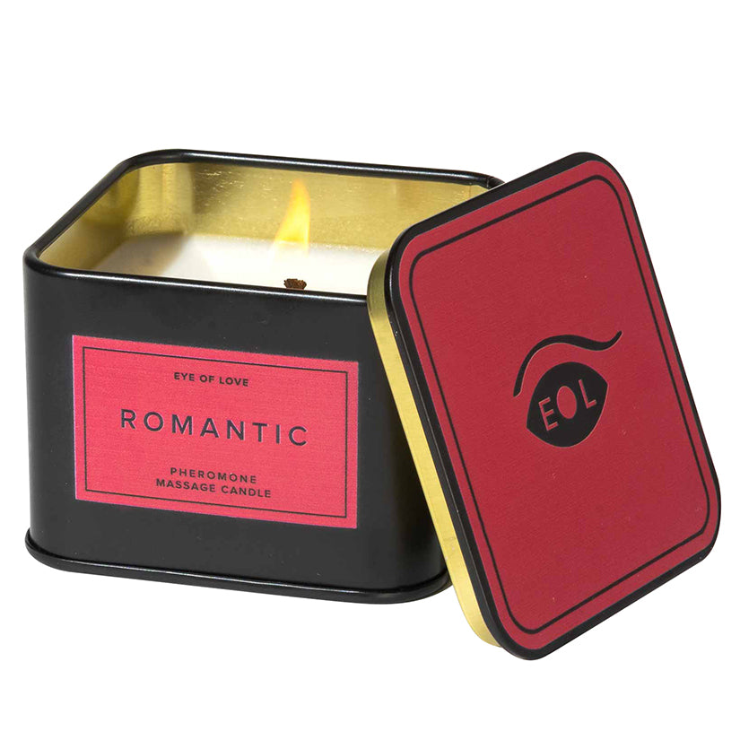 Eye of Love Pheromone Massage Candle-Romantic 6oz.