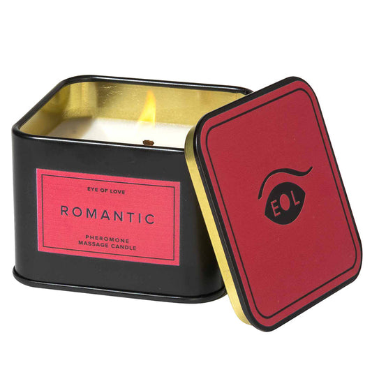 Eye of Love Pheromone Massage Candle-Romantic 6oz.
