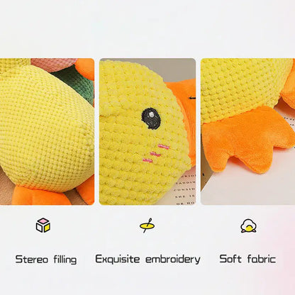 Durable Plush Chew Toy Duck