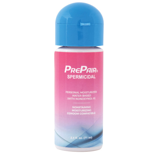 PrePair Spermicidal (Nonoxynol-9) 2.4oz Bottle.