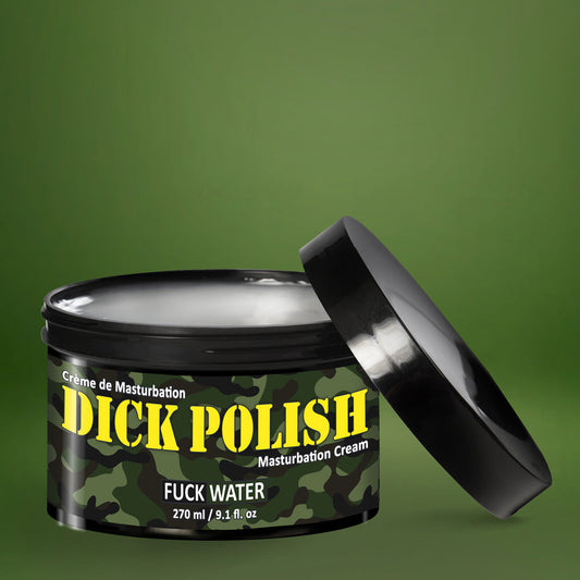 Dick Polish Masturbation Cream  9oz jar – Rechargeable, Discreet, Intimate Wellness Accessory – Quiet, Rechargeable, Waterproof, Couples & Solo Use, Discreet Intimate Wellness Accessory