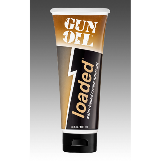 Gun Oil Loaded 3.3oz Tube * – Rechargeable, Discreet, Intimate Wellness Accessory – Quiet, Rechargeable, Waterproof, Couples & Solo Use, Discreet Intimate Wellness Accessory