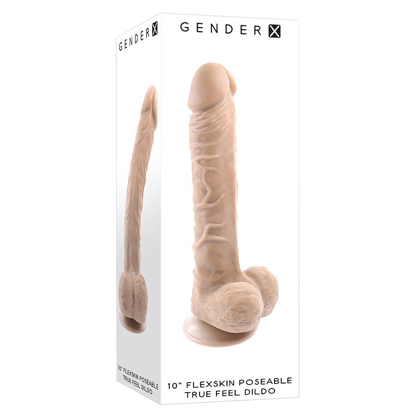 Gender X Poseable Flexskin True Feel Dildo-Light 10.