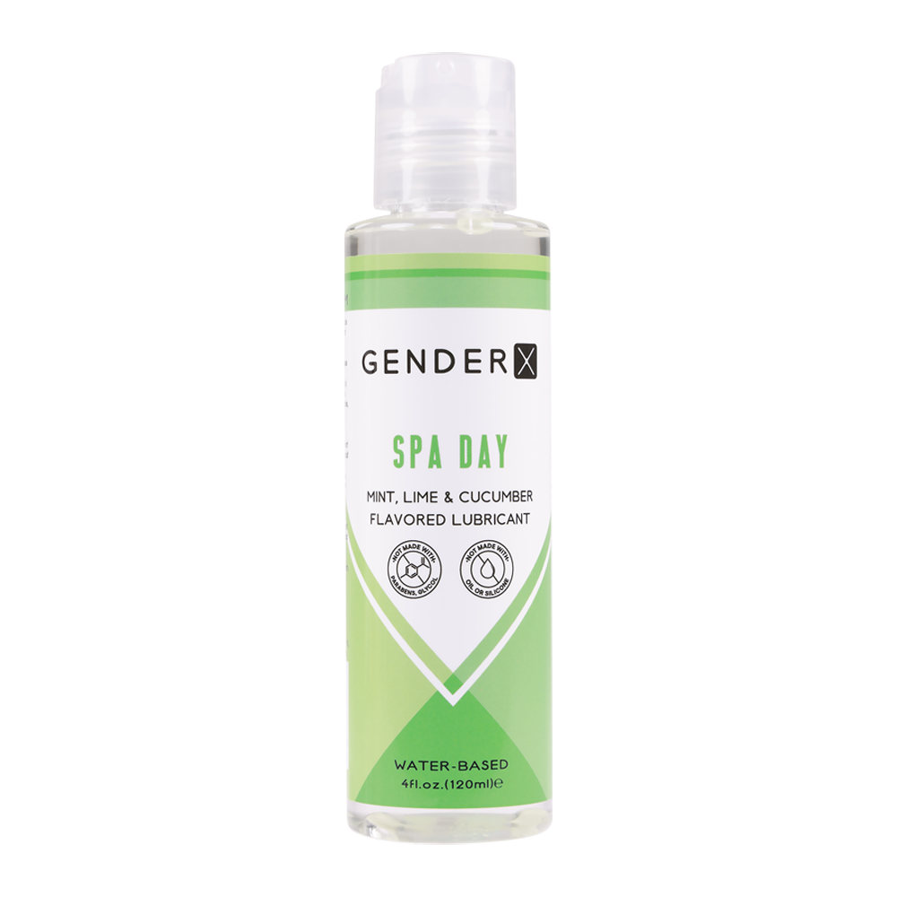 Gender-X  Spa Day Flavored personal lubricant 2oz – Rechargeable, Discreet, Intimate Wellness Accessory – Quiet, Rechargeable, Waterproof, Couples & Solo Use, Discreet Intimate Wellness Accessory