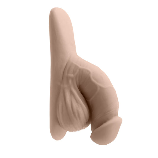 Gender-X  4" Squishy TPE Packer - Light – Rechargeable, Discreet, Intimate Wellness Accessory – Quiet, Rechargeable, Waterproof, Couples & Solo Use, Discreet Intimate Wellness Accessory