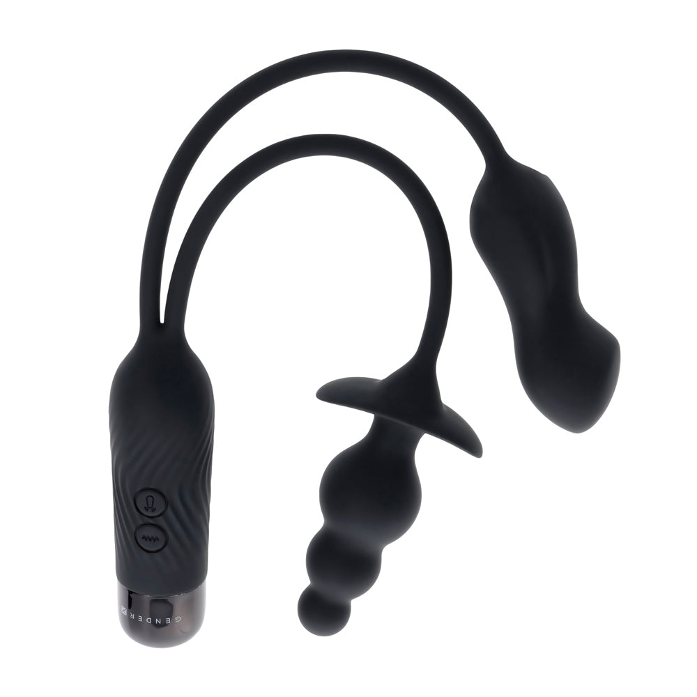 Gender-X  Double My Pleasure * – Rechargeable, Discreet, Intimate Wellness Accessory – Quiet, Rechargeable, Waterproof, Couples & Solo Use, Discreet Intimate Wellness Accessory