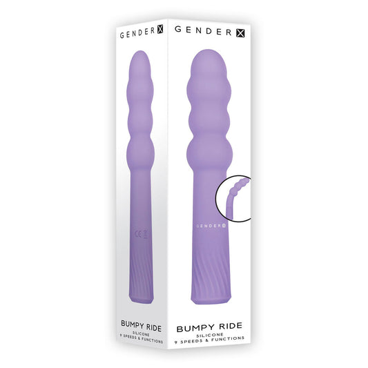 Gender-X  Bumpy Ride – Rechargeable, Discreet, Intimate Wellness Accessory – Quiet, Rechargeable, Waterproof, Couples & Solo Use, Discreet Intimate Wellness Accessory