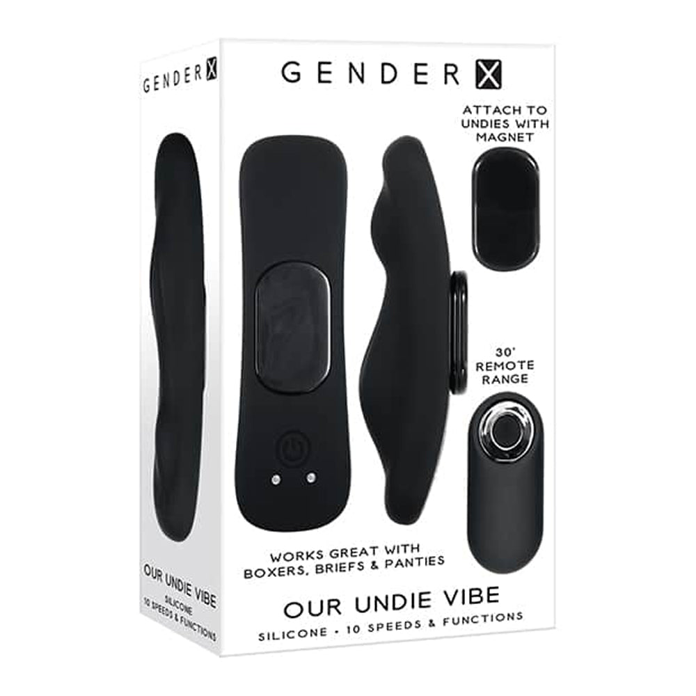 Gender-X  Our Undie Vibe - Magnetic – Rechargeable, Discreet, Intimate Wellness Accessory – Quiet, Rechargeable, Waterproof, Couples & Solo Use, Discreet Intimate Wellness Accessory