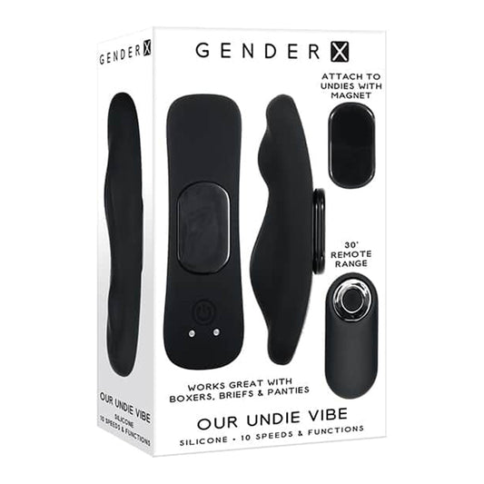 Gender-X  Our Undie Vibe - Magnetic – Rechargeable, Discreet, Intimate Wellness Accessory – Quiet, Rechargeable, Waterproof, Couples & Solo Use, Discreet Intimate Wellness Accessory