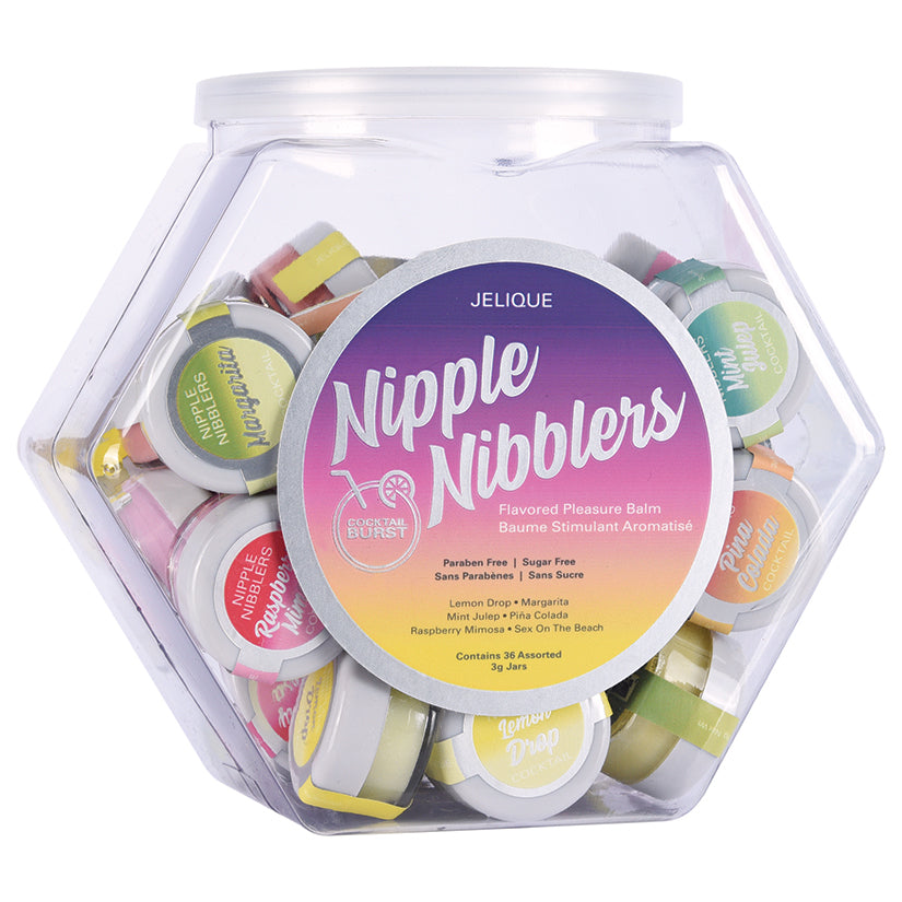 Jelique Cocktail Nipple Nibblers Assorted Tub of 36.