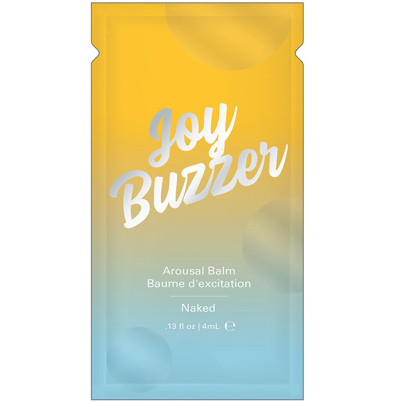 Jelique Joy Buzzer Naked Foil (Bulk Pack/24Pcs) .13oz.