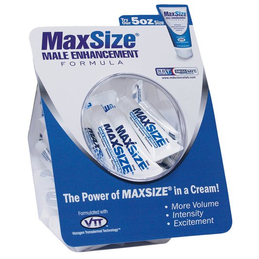 Max Size Enhancement Cream 10ml Display of 50.