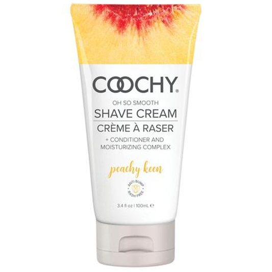 Shave Cream - Peachy Keen  3.4oz – Rechargeable, Discreet, Intimate Wellness Accessory – Quiet, Rechargeable, Waterproof, Couples & Solo Use, Discreet Intimate Wellness Accessory