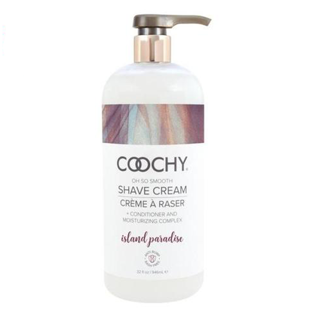 Shave  Cream - Island Paradise 32oz – Rechargeable, Discreet, Intimate Wellness Accessory – Quiet, Rechargeable, Waterproof, Couples & Solo Use, Discreet Intimate Wellness Accessory