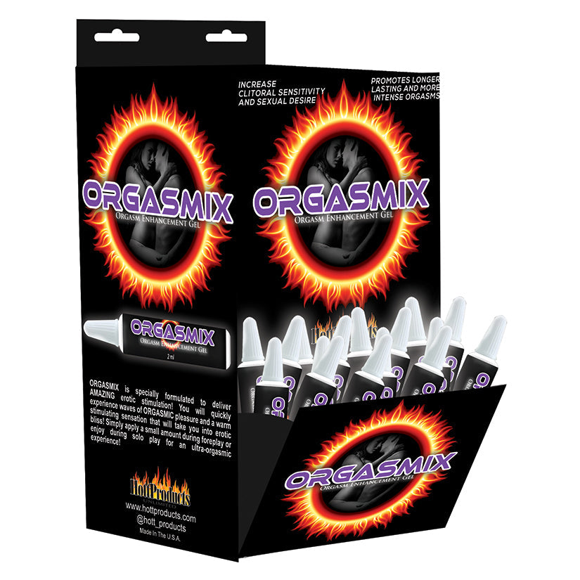 Orgasmix Oral Enhancement Gel Display of 144.