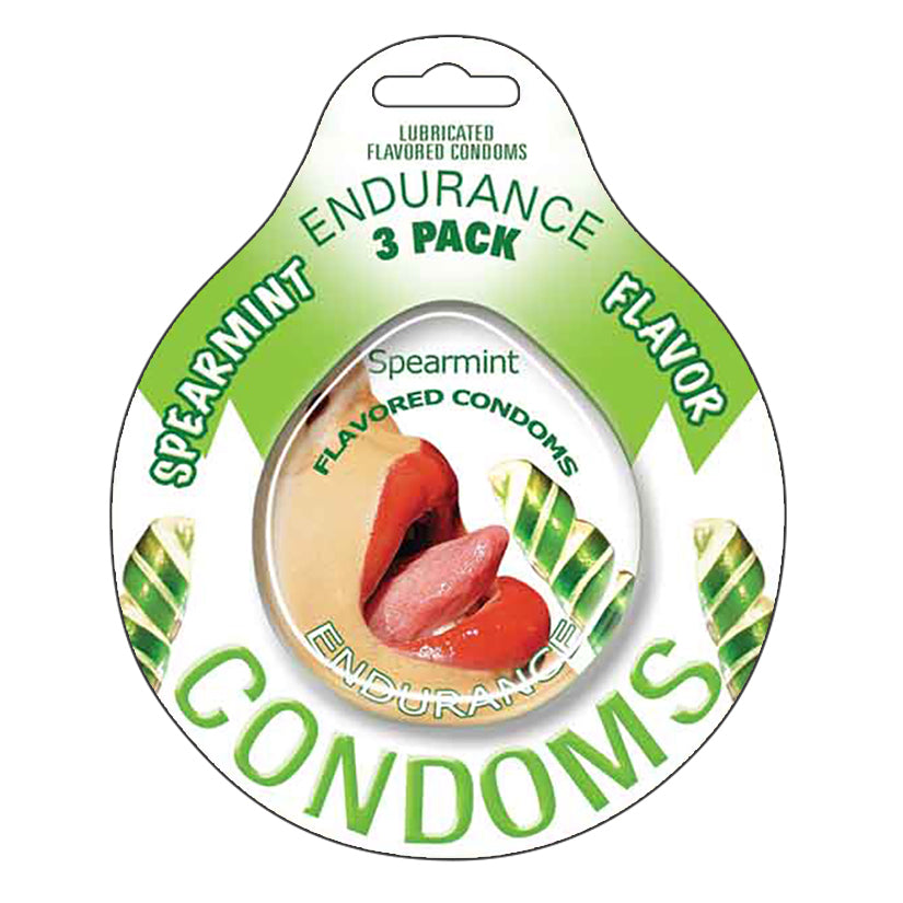 Endurance Condoms-Spearmint 3pk.