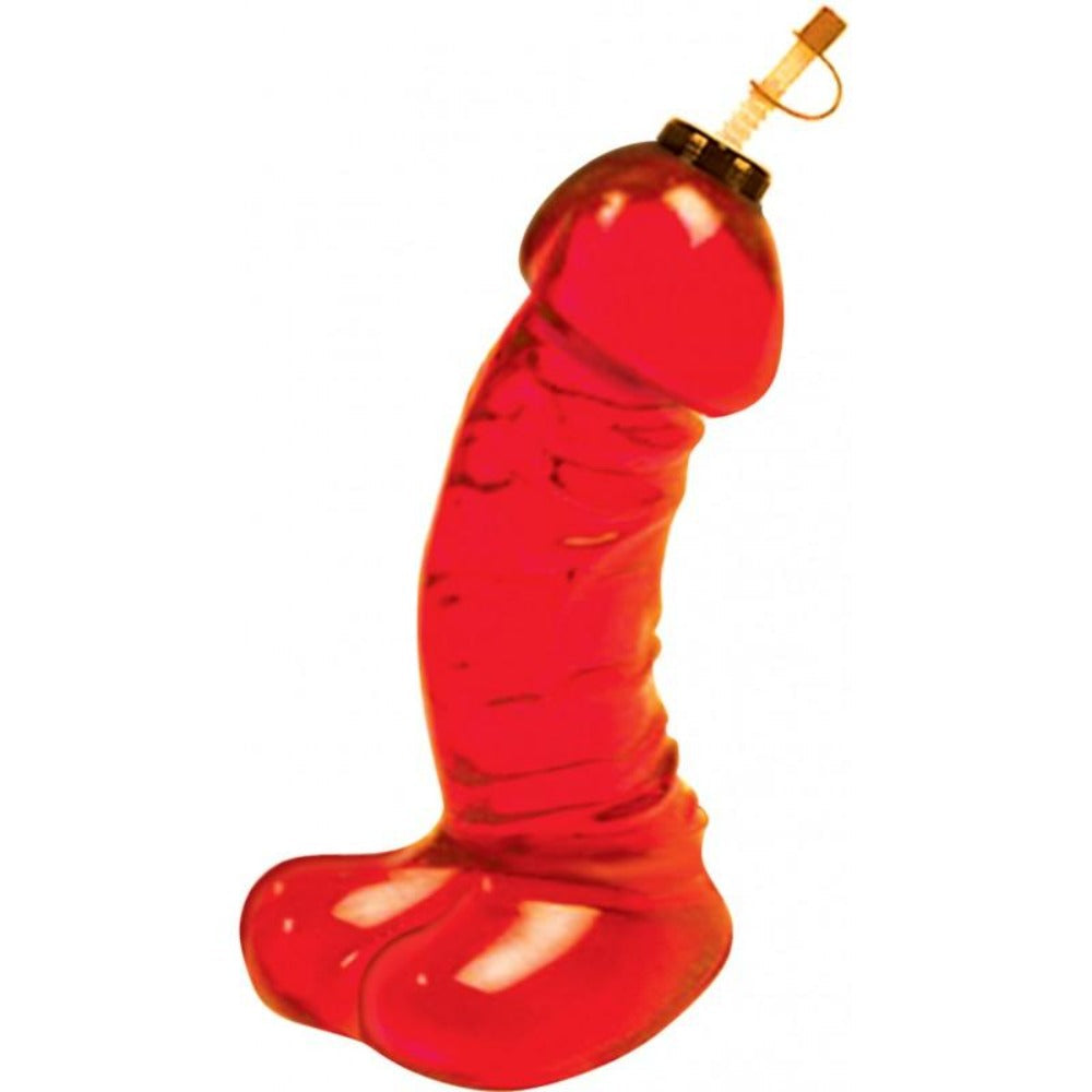 Dicky Chug Sports Bottle 16 oz Red – Rechargeable, Discreet, Intimate Wellness Accessory – Quiet, Rechargeable, Waterproof, Couples & Solo Use, Discreet Intimate Wellness Accessory