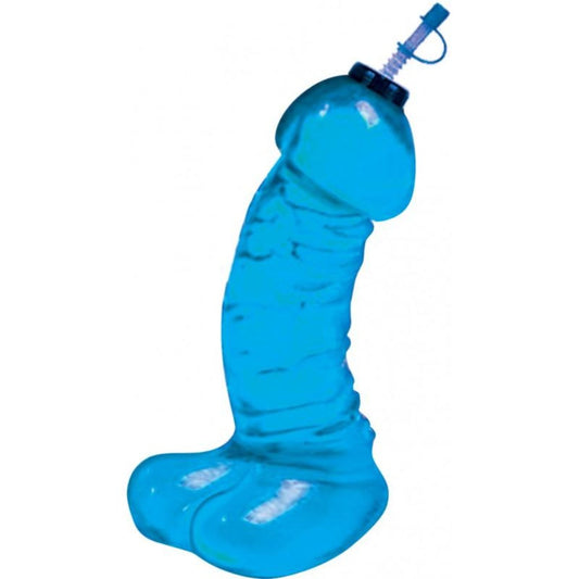Dicky Chug Sports Bottle 16 oz Blue – Rechargeable, Discreet, Intimate Wellness Accessory – Quiet, Rechargeable, Waterproof, Couples & Solo Use, Discreet Intimate Wellness Accessory