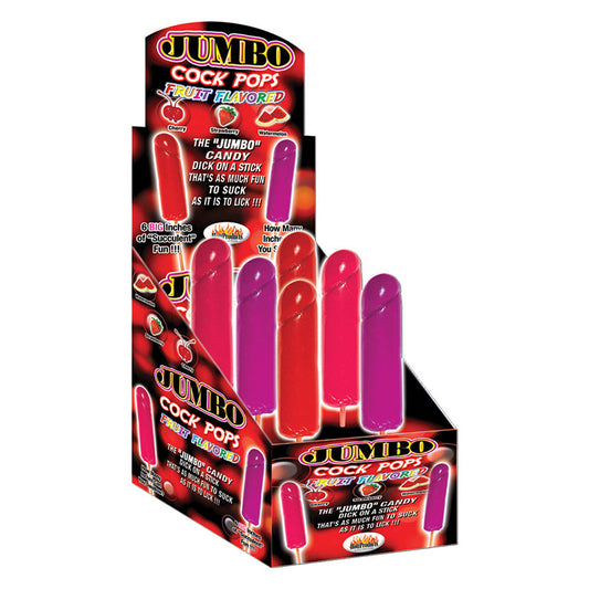 Jumbo Cock Pops Fruit Display of 6.