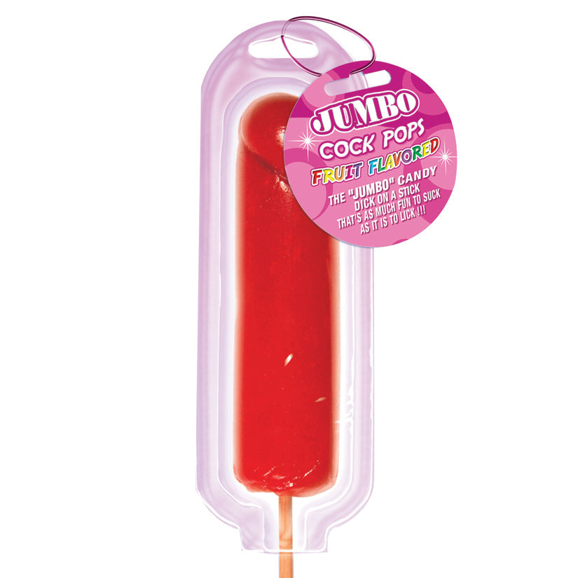 Jumbo Cock Pops-Strawberry.