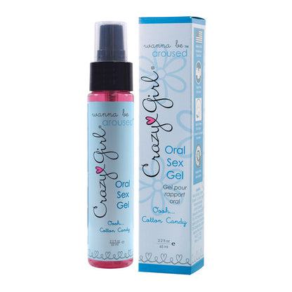 Crazy Girl Oral intimacy Gel - Cotton Candy – Rechargeable, Discreet, Intimate Wellness Accessory – Quiet, Rechargeable, Waterproof, Couples & Solo Use, Discreet Intimate Wellness Accessory
