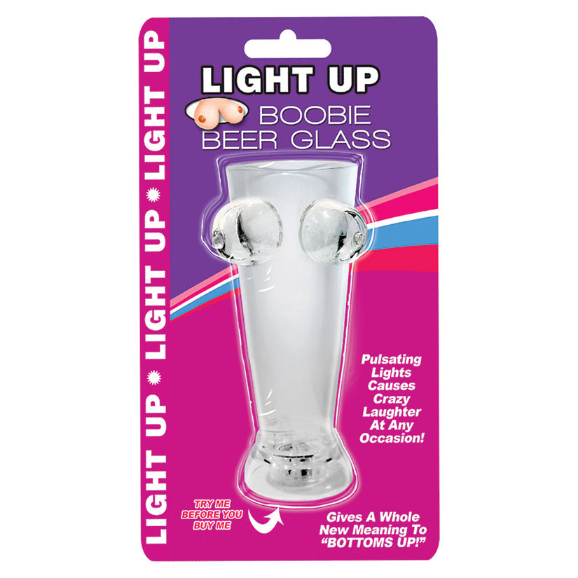 Light Up Boobie Beer Glass.