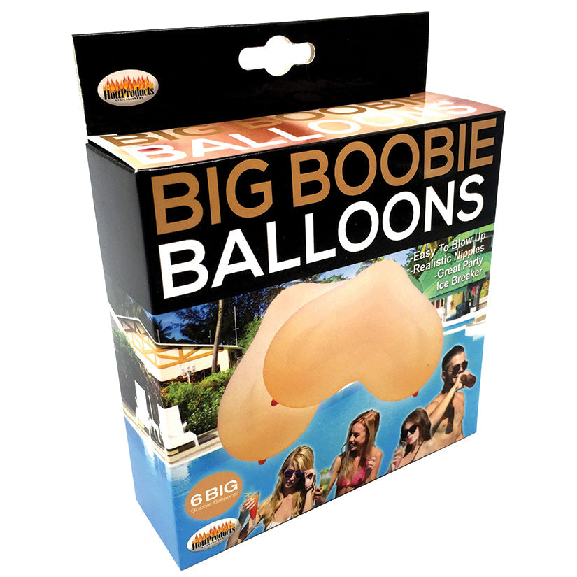 Boobie Balloons-Vanilla 6pk.