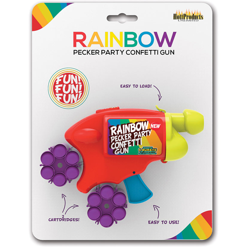 Rainbow Pecker Confetti Gun.