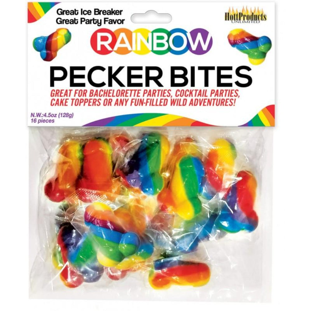 Rainbow Pecker Bites – Rechargeable, Discreet, Intimate Wellness Accessory – Quiet, Rechargeable, Waterproof, Couples & Solo Use, Discreet Intimate Wellness Accessory