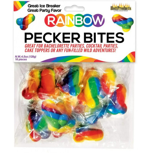 Rainbow Pecker Bites – Rechargeable, Discreet, Intimate Wellness Accessory – Quiet, Rechargeable, Waterproof, Couples & Solo Use, Discreet Intimate Wellness Accessory
