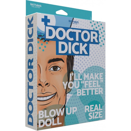 Doctor Dick Inflatable Doll – Rechargeable, Discreet, Intimate Wellness Accessory – Quiet, Rechargeable, Waterproof, Couples & Solo Use, Discreet Intimate Wellness Accessory