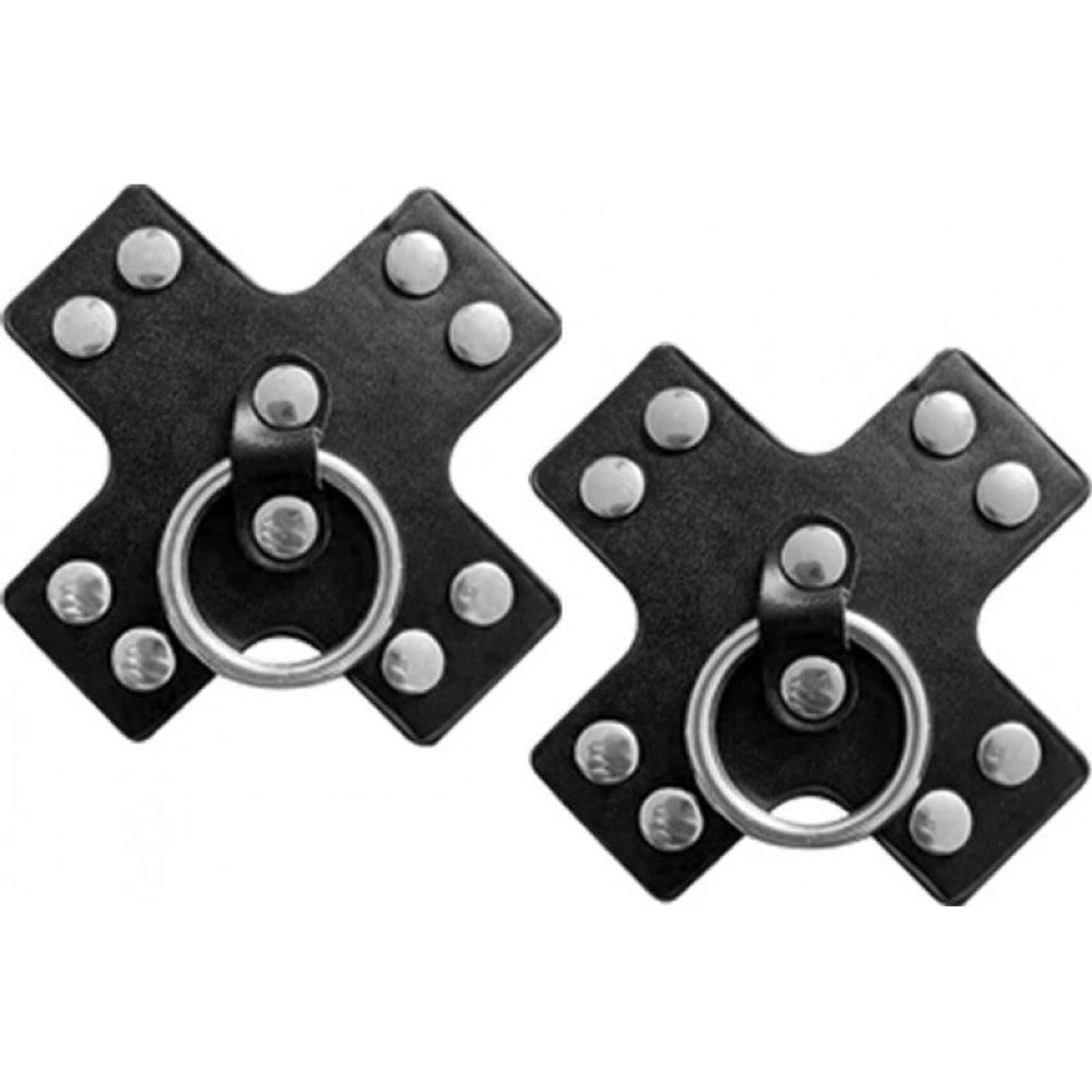 Seducer Nipplicious Ringed Pasties -Blk* – Rechargeable, Discreet, Intimate Wellness Accessory – Quiet, Rechargeable, Waterproof, Couples & Solo Use, Discreet Intimate Wellness Accessory