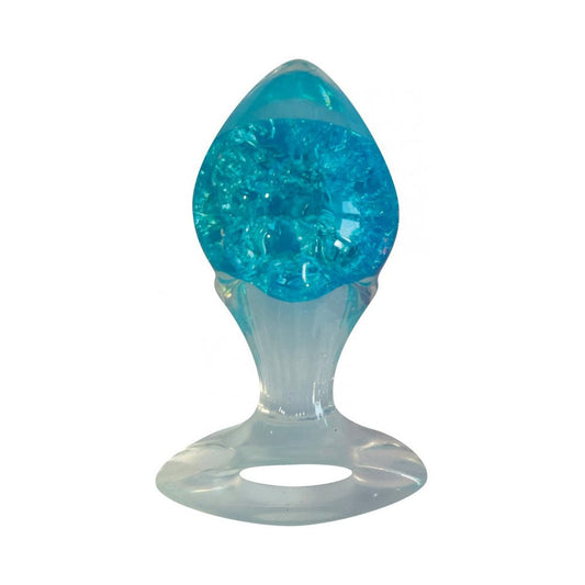 Cotton Candy - Joy Gems SAPHIRE Butt Plug – Rechargeable, Discreet, Intimate Wellness Accessory – Quiet, Rechargeable, Waterproof, Couples & Solo Use, Discreet Intimate Wellness Accessory