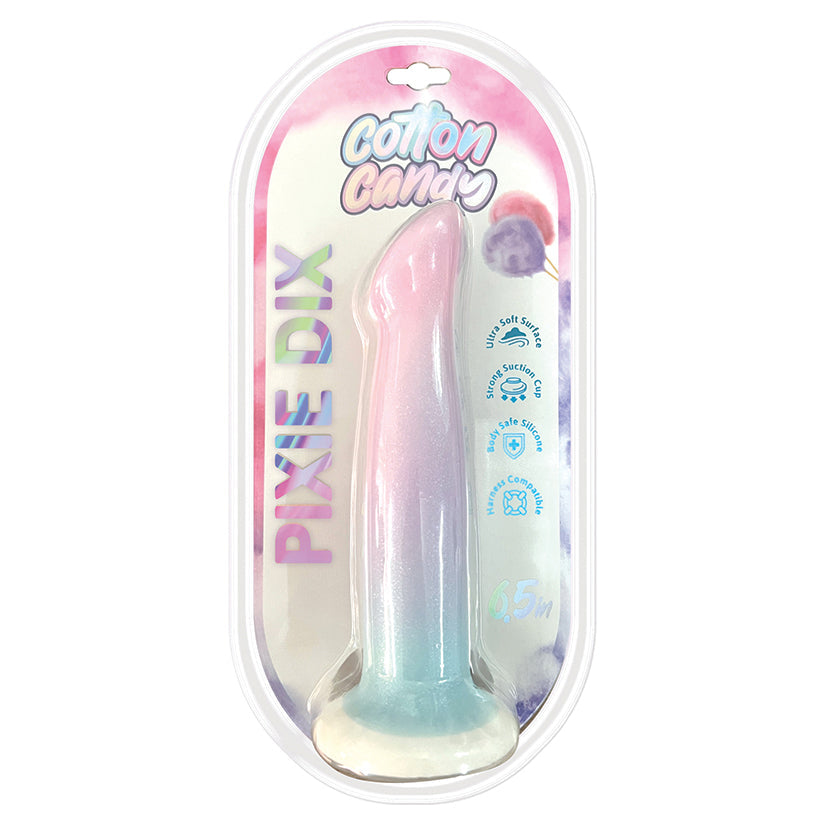 Cotton Candy Dildo-Pixie Dix 6.5.