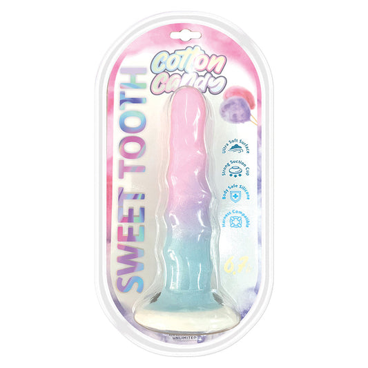 Cotton Candy Dildo-Sweet Tooth 6.7.