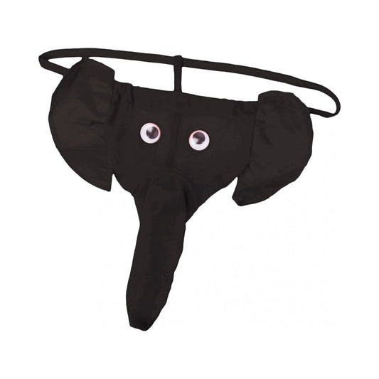 Elephant Thong - Black – Rechargeable, Discreet, Intimate Wellness Accessory – Quiet, Rechargeable, Waterproof, Couples & Solo Use, Discreet Intimate Wellness Accessory