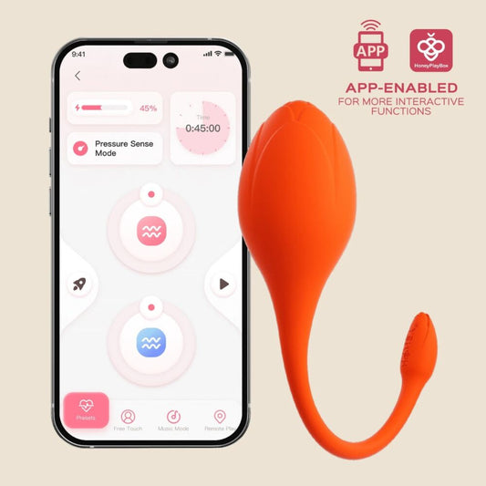 Lili App-Enabled Egg massager with R/C – Rechargeable, Discreet, Intimate Wellness Accessory – Quiet, Rechargeable, Waterproof, Couples & Solo Use, Discreet Intimate Wellness Accessory
