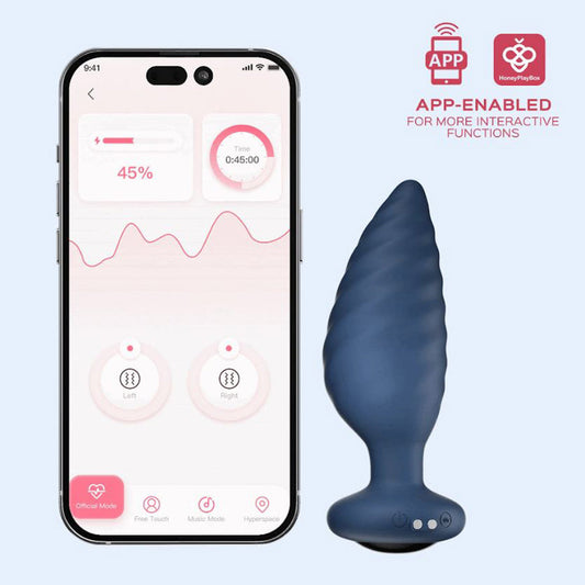 Noah App-Enabled Rotating Butt Plug – Rechargeable, Discreet, Intimate Wellness Accessory – Quiet, Rechargeable, Waterproof, Couples & Solo Use, Discreet Intimate Wellness Accessory