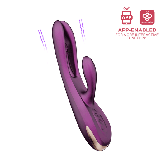 Terri App-Enabled G-Flicking Rabbit – Rechargeable, Discreet, Intimate Wellness Accessory – Quiet, Rechargeable, Waterproof, Couples & Solo Use, Discreet Intimate Wellness Accessory