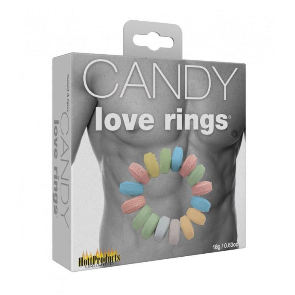Candy Love C Ring - 3pk – Rechargeable, Discreet, Intimate Wellness Accessory – Quiet, Rechargeable, Waterproof, Couples & Solo Use, Discreet Intimate Wellness Accessory