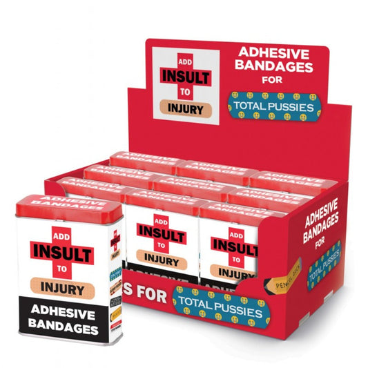 Add Insult to Injury 25 Bandaid - 12pc – Rechargeable, Discreet, Intimate Wellness Accessory – Quiet, Rechargeable, Waterproof, Couples & Solo Use, Discreet Intimate Wellness Accessory