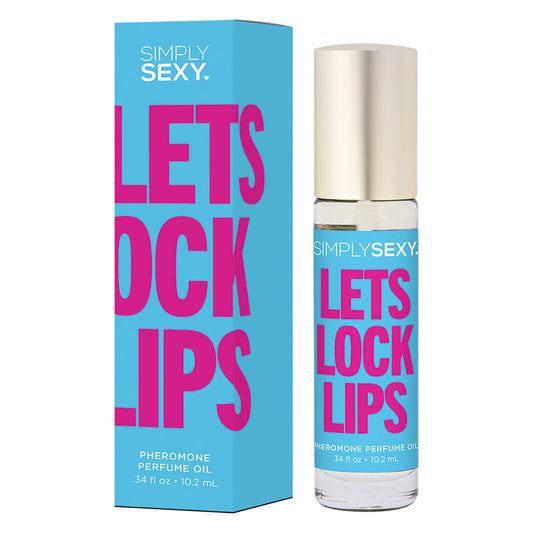 Simply Sexy Pheromone Perfume Oil Roll-On-Let's Lock Lips 0.34oz.