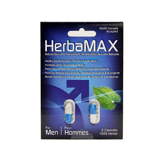 HerbaMAX for Men - 2pk – Rechargeable, Discreet, Intimate Wellness Accessory – Quiet, Rechargeable, Waterproof, Couples & Solo Use, Discreet Intimate Wellness Accessory
