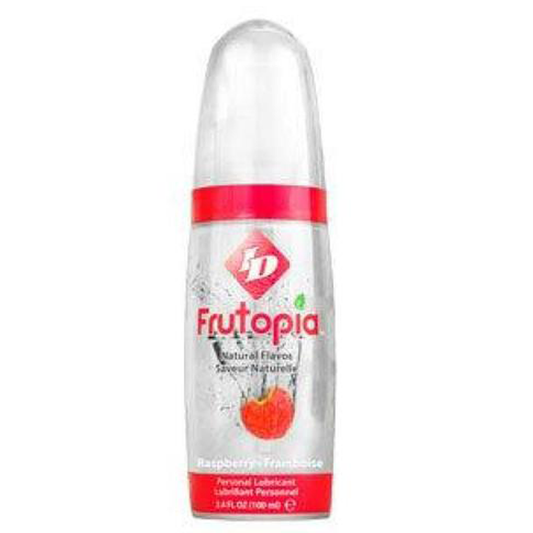 ID FRUTOPIA Raspberry  3.4 fl oz Pump Bottle – Rechargeable, Discreet, Intimate Wellness Accessory – Quiet, Rechargeable, Waterproof, Couples & Solo Use, Discreet Intimate Wellness Accessory