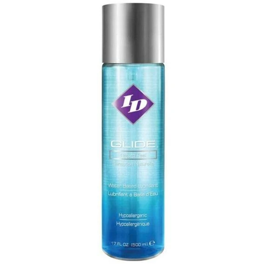 ID GLIDE 17 FL OZ (500ML) – Rechargeable, Discreet, Intimate Wellness Accessory – Quiet, Rechargeable, Waterproof, Couples & Solo Use, Discreet Intimate Wellness Accessory