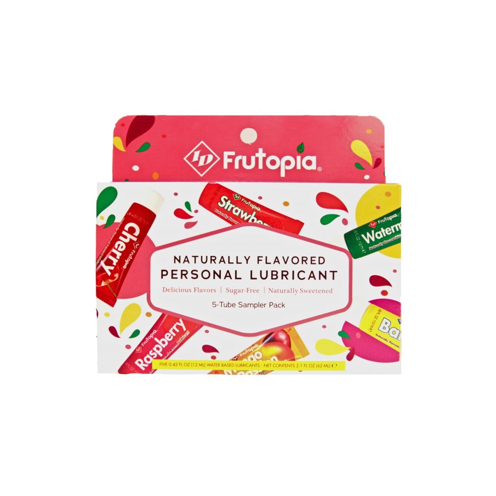 ID Fruitopia Assorted 12ml tubes - 5pk – Rechargeable, Discreet, Intimate Wellness Accessory – Quiet, Rechargeable, Waterproof, Couples & Solo Use, Discreet Intimate Wellness Accessory
