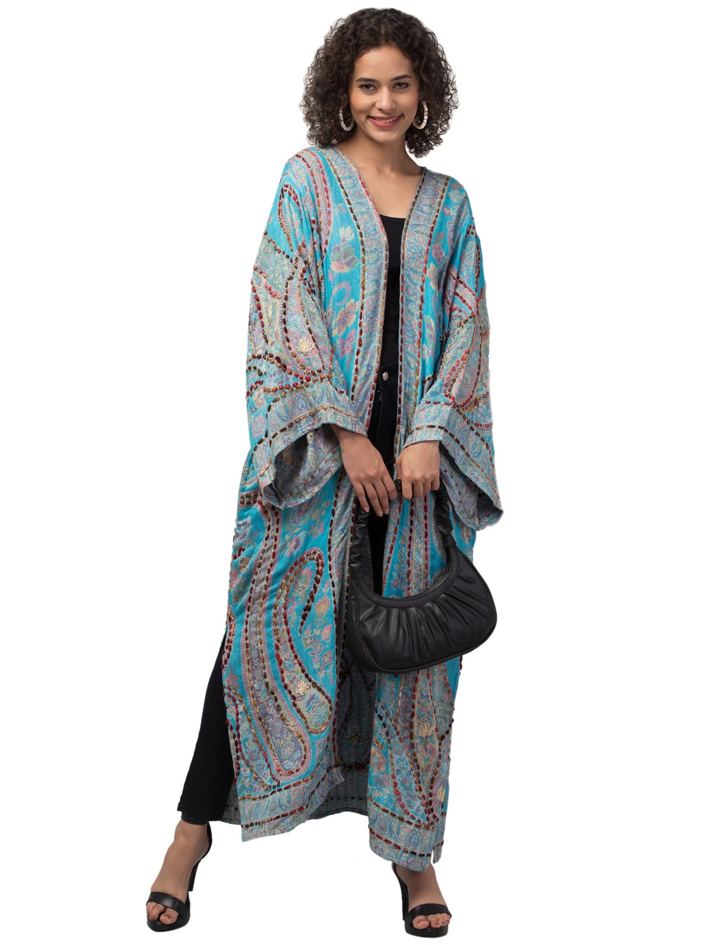 India Indigo Kimono Jacket – Rechargeable, Discreet, Intimate Wellness Accessory – Quiet, Rechargeable, Waterproof, Couples & Solo Use, Discreet Intimate Wellness Accessory