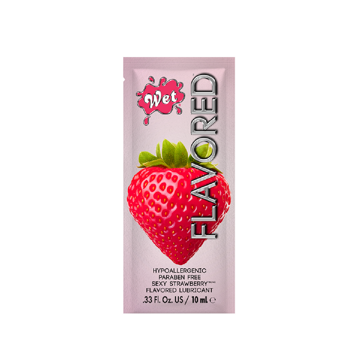 WET® Flavored Sultry Strawberry .33 Fl. oz./10mL – Rechargeable, Discreet, Intimate Wellness Accessory – Quiet, Rechargeable, Waterproof, Couples & Solo Use, Discreet Intimate Wellness Accessory