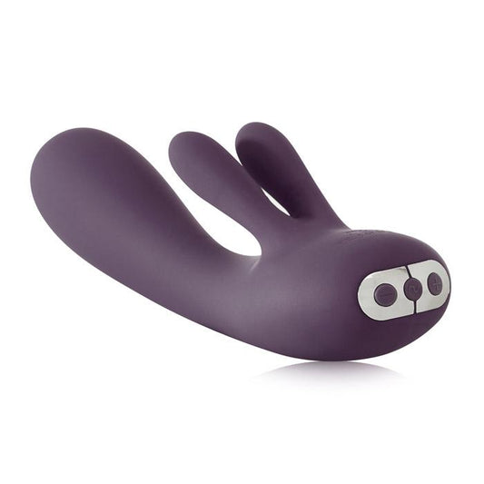 Je Joue FiFi G-Spot Rabbit massager Purple – Rechargeable, Discreet, Intimate Wellness Accessory – Quiet, Rechargeable, Waterproof, Couples & Solo Use, Discreet Intimate Wellness Accessory