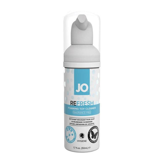 JO Foaming novelty item Cleaner 1.7oz – Rechargeable, Discreet, Intimate Wellness Accessory – Quiet, Rechargeable, Waterproof, Couples & Solo Use, Discreet Intimate Wellness Accessory